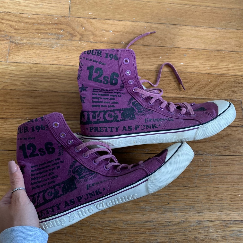 Juicy Couture high top sneakers